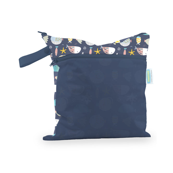 Thirsites Wet Dry bag two pocket cloth diaper storage bag fintastic