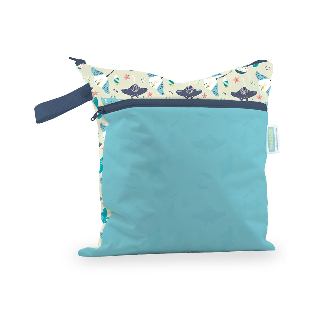 Thirsites Wet Dry bag two pocket cloth diaper storage bag hip hip hooray