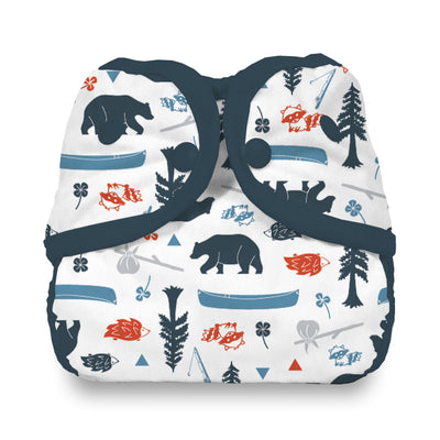 Thirsties Diaper Cover Snap Adventure trail