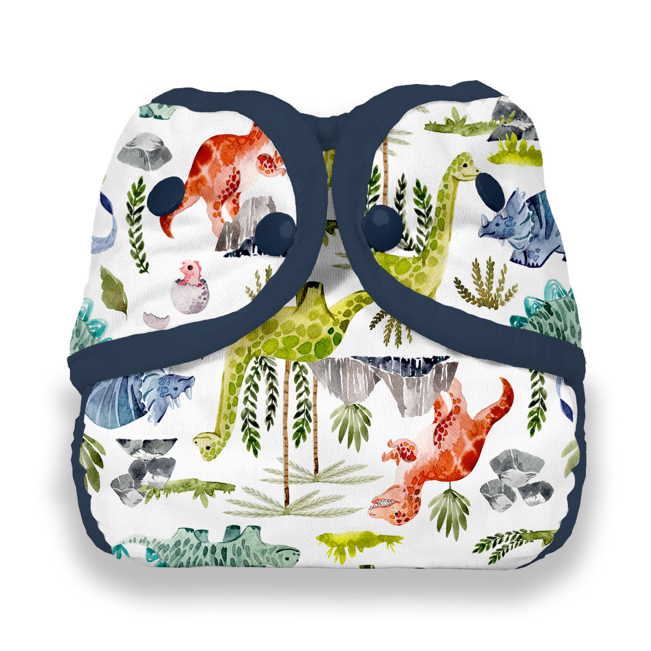 Thirsties Diaper Cover Snap Dino Rawr print