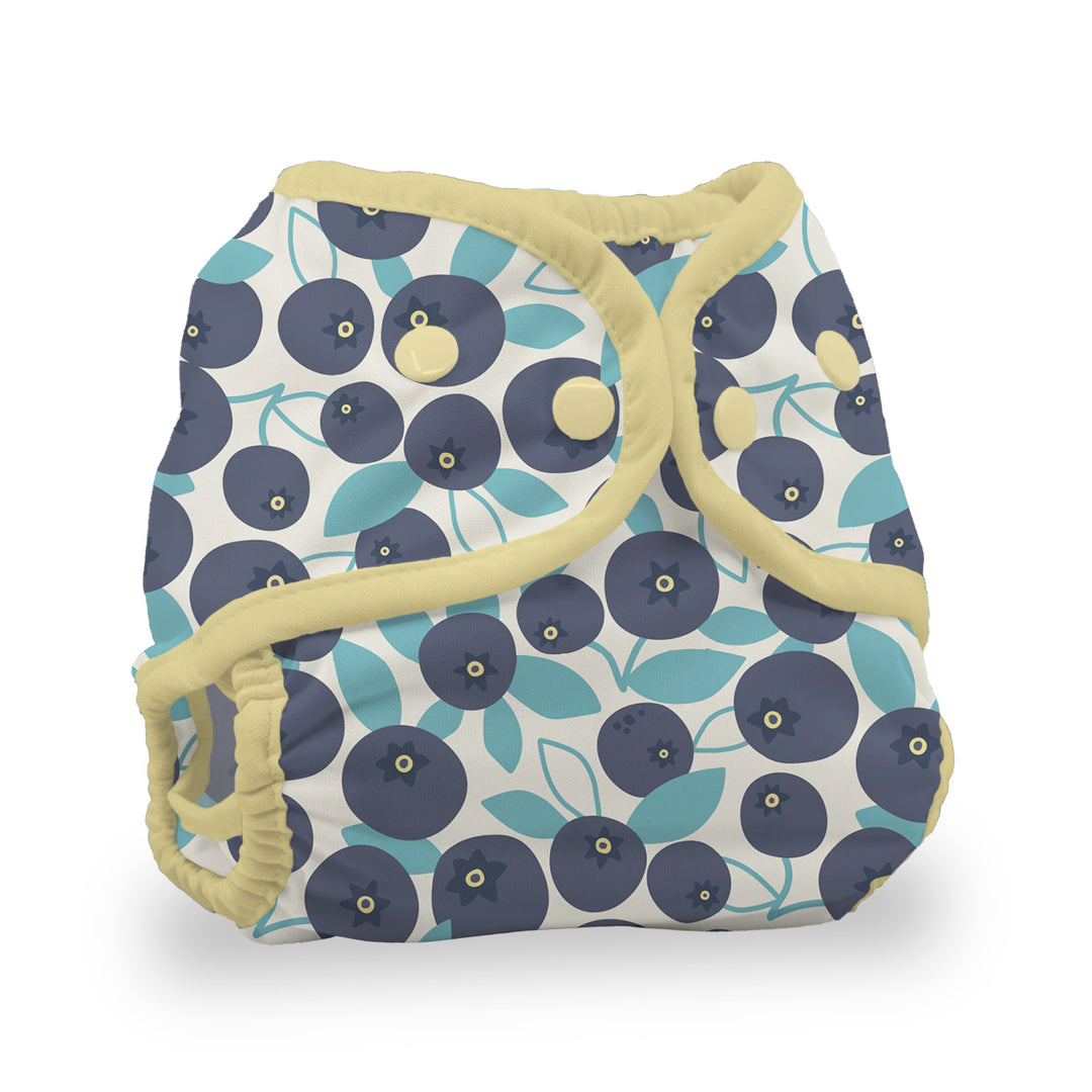 Thirsties Diaper Cover snaps blueberry