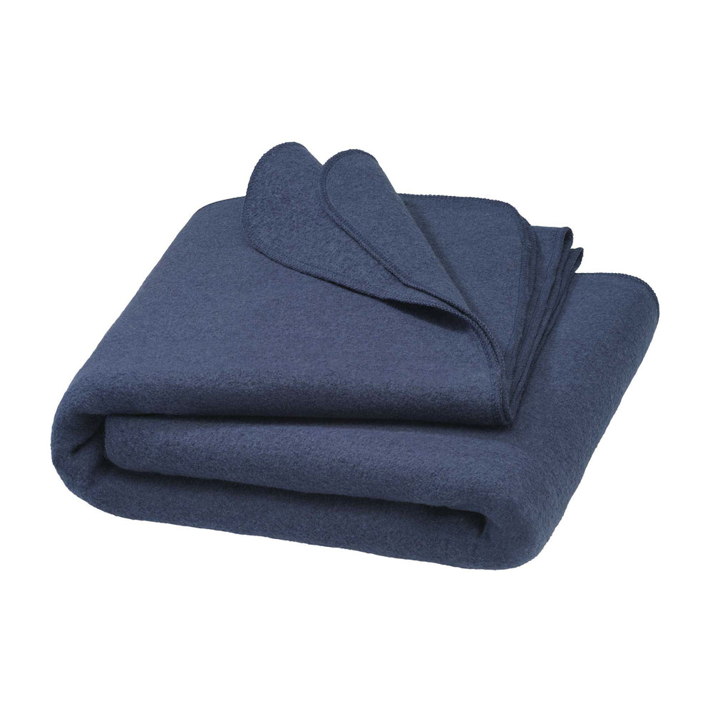 Disana boiled wool blanket indigo blue