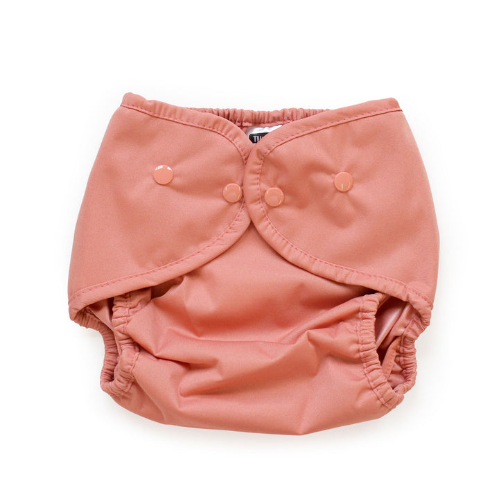 Thisties diaper cover snaps clay