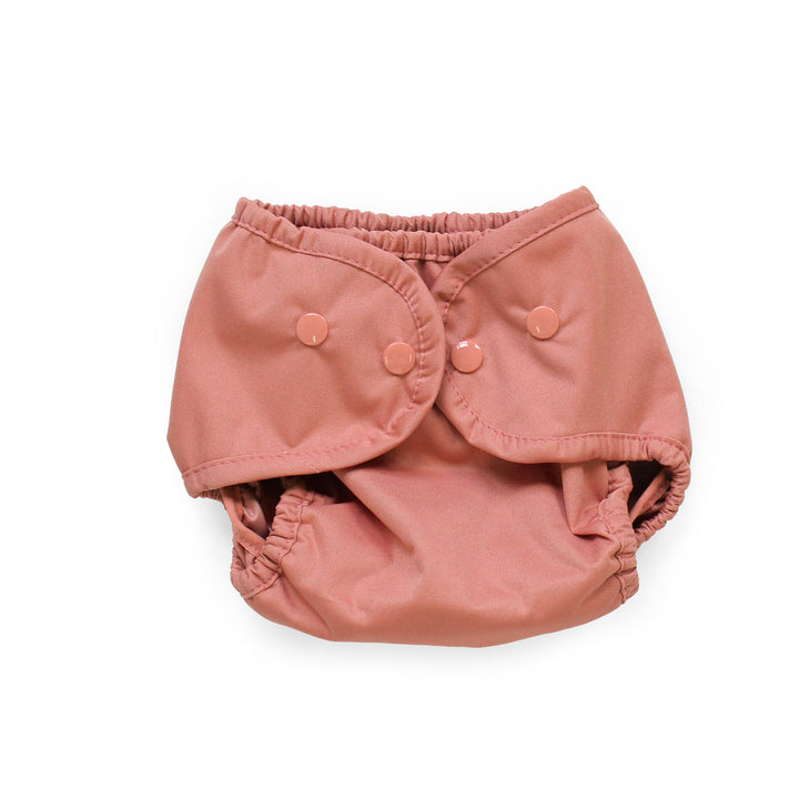 Thirsties diaper cover snaps clay small