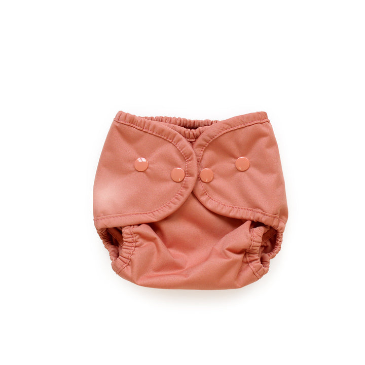 Thirsties diaper cover snaps clay Xsmall
