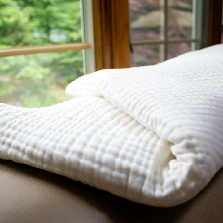 crinkle muslin blanket