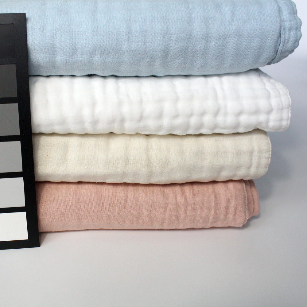 colors of muslin blankets
