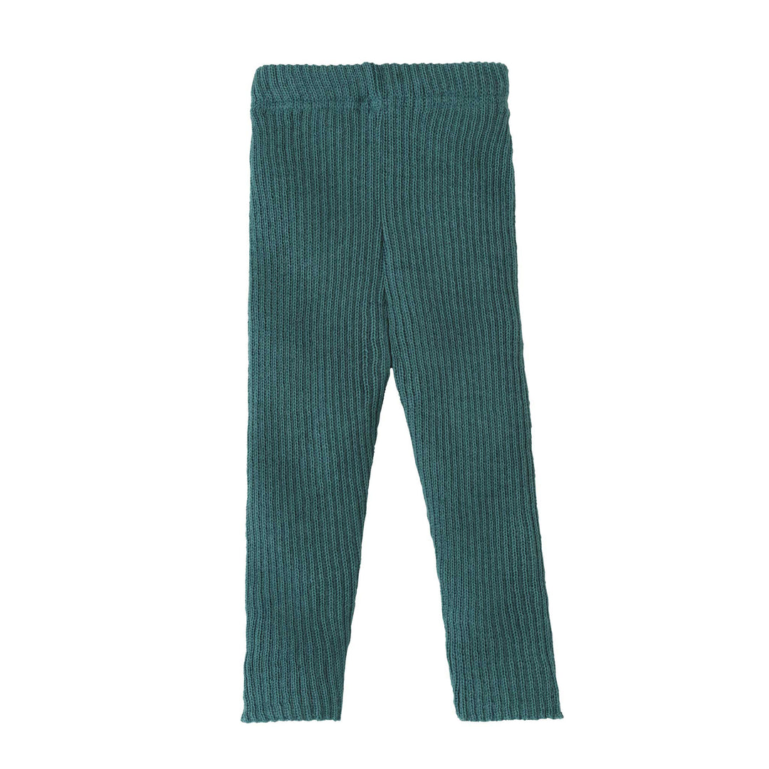Disana merino wool leggings for baby and toddlers eucalyptus color made of organic wool