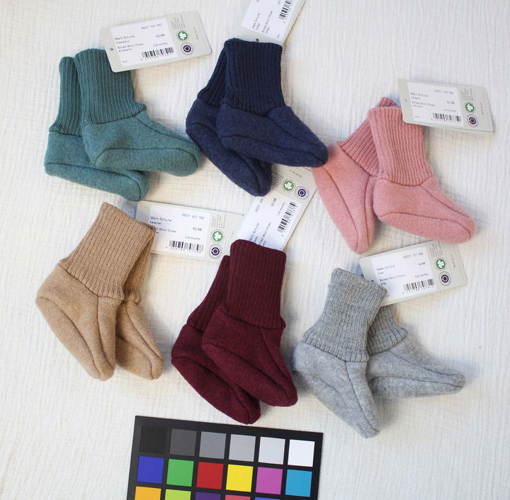 Disana organic baby shoes colors
