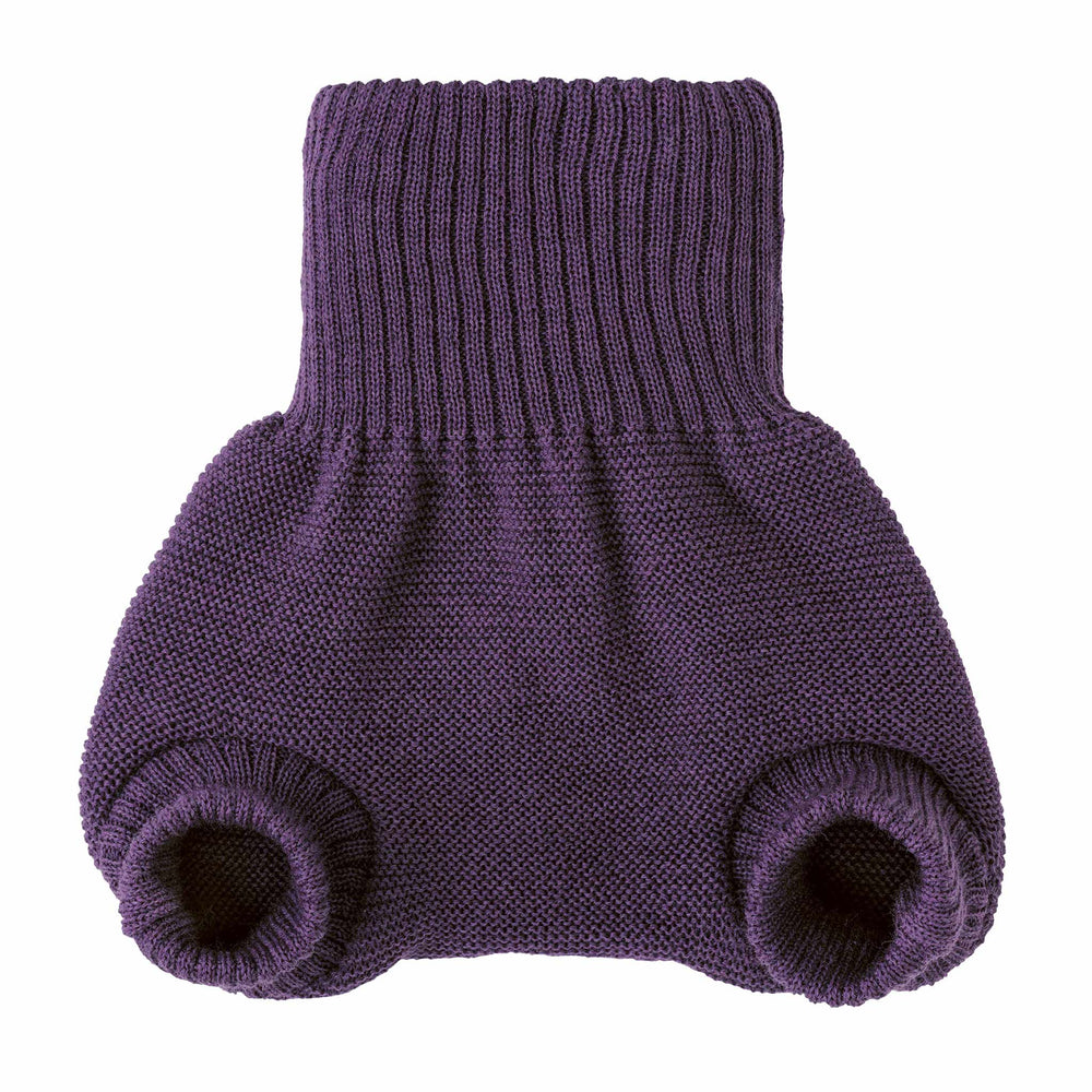 disana organic wool diaper cover aubergine purple
