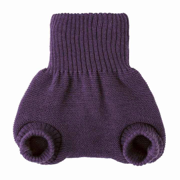 disana organic wool diaper cover aubergine purple