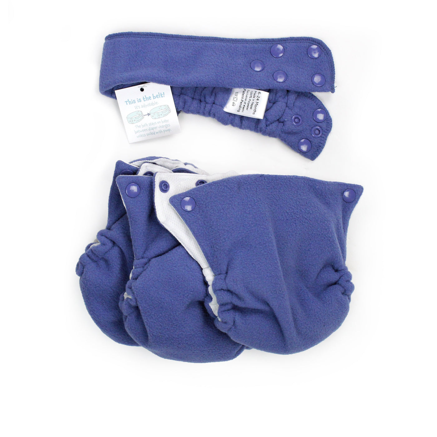 Flappy-Nappy pocket diaper blue