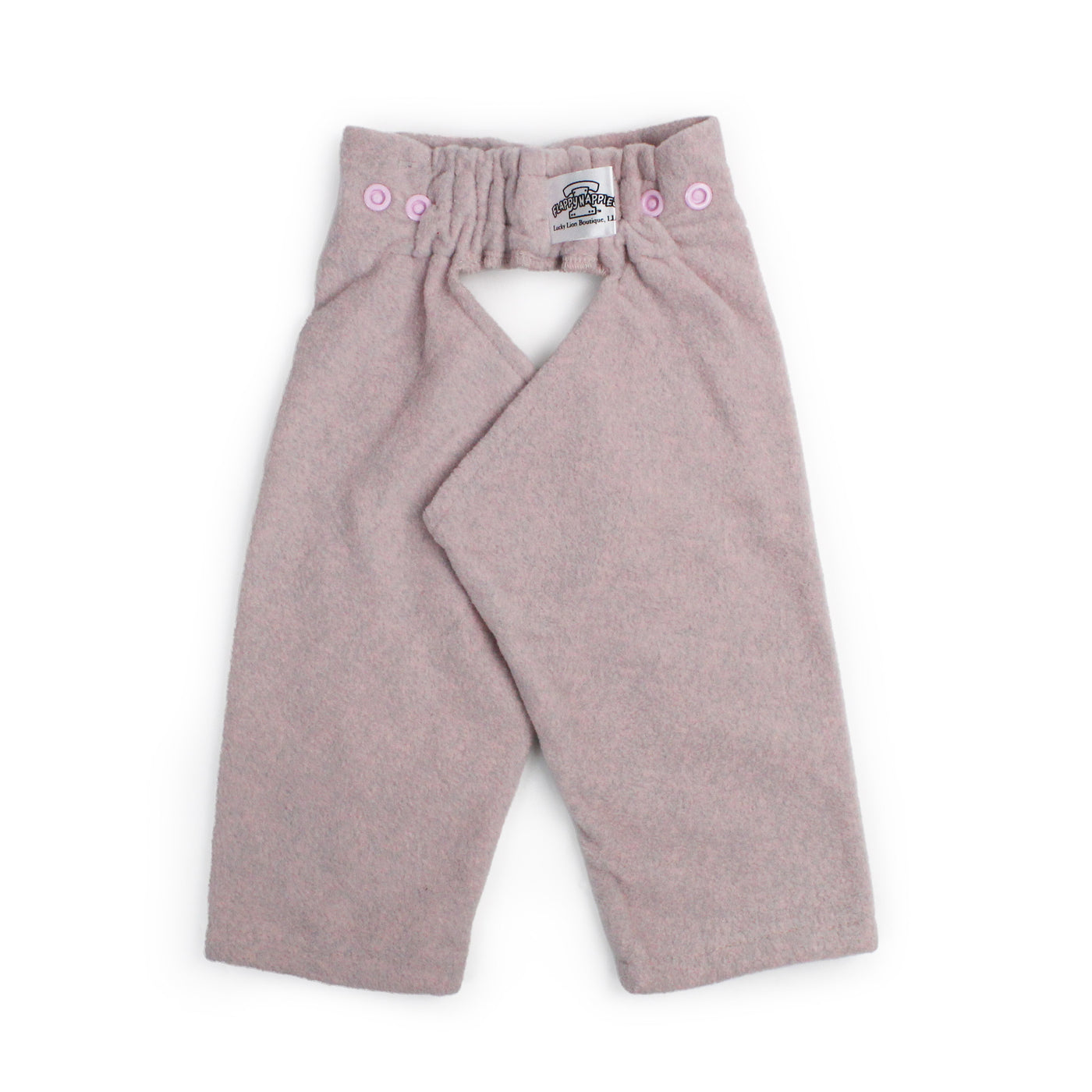 flappy-nappies pink heather Chappy Nappy EC split crotch pants back
