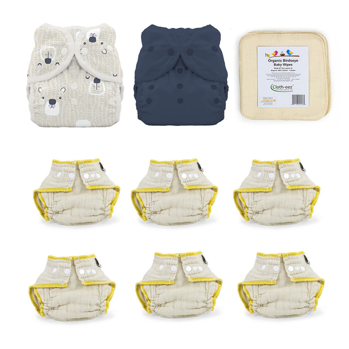fitted diaper kit for infant gender neutral