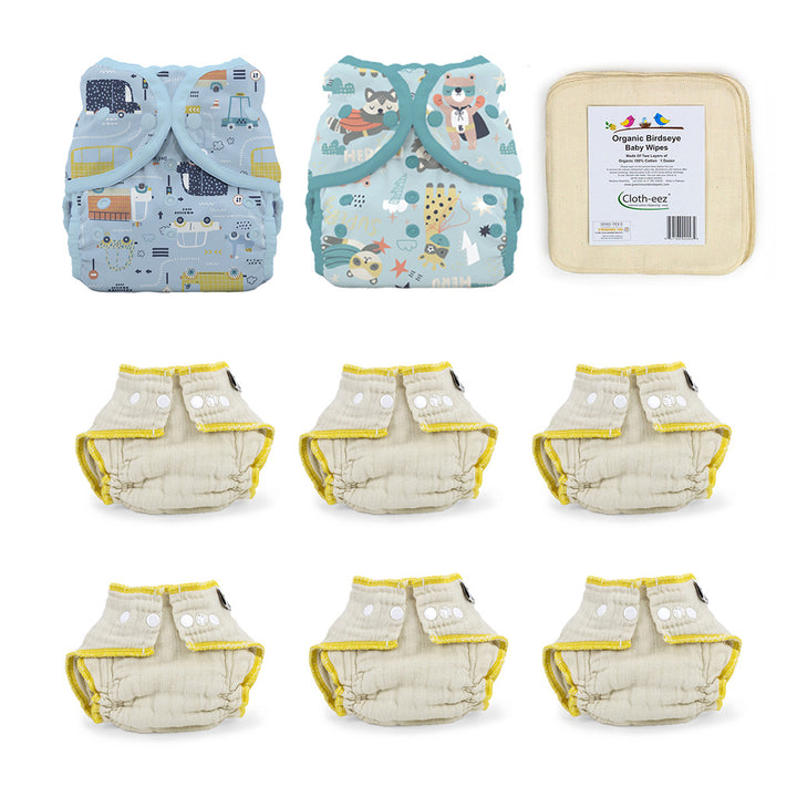 fitted diaper kit for infant for boy