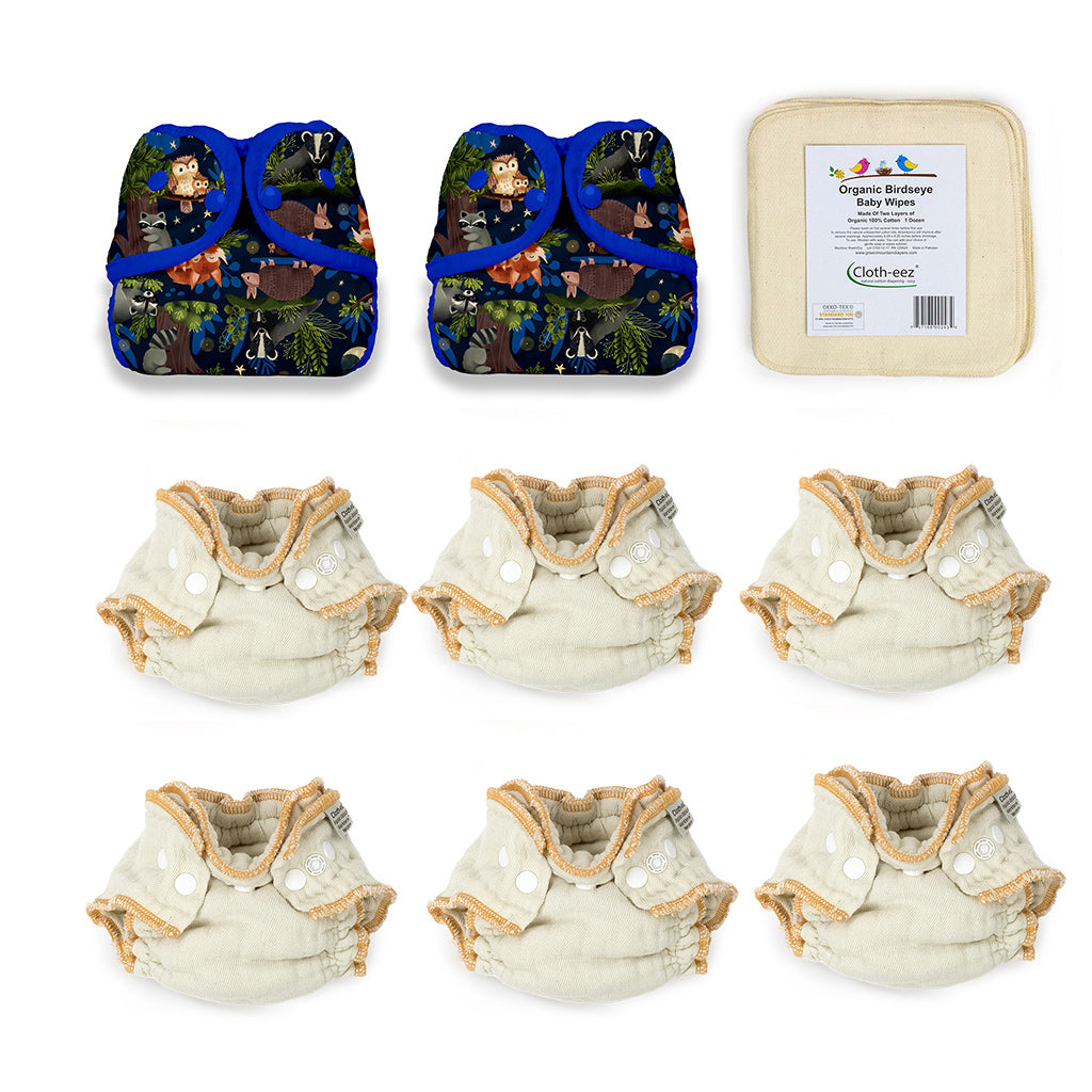 give cloth diapers a try newborn kit with nightlife