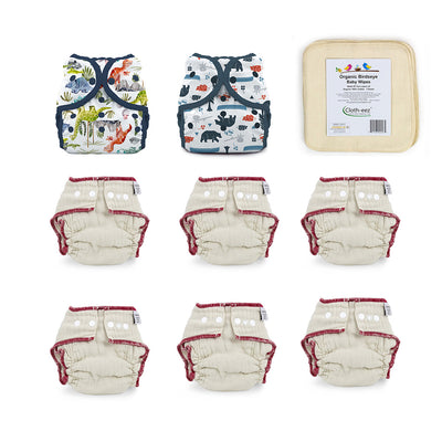 Cloth-eez cloth diaper kit size medium
