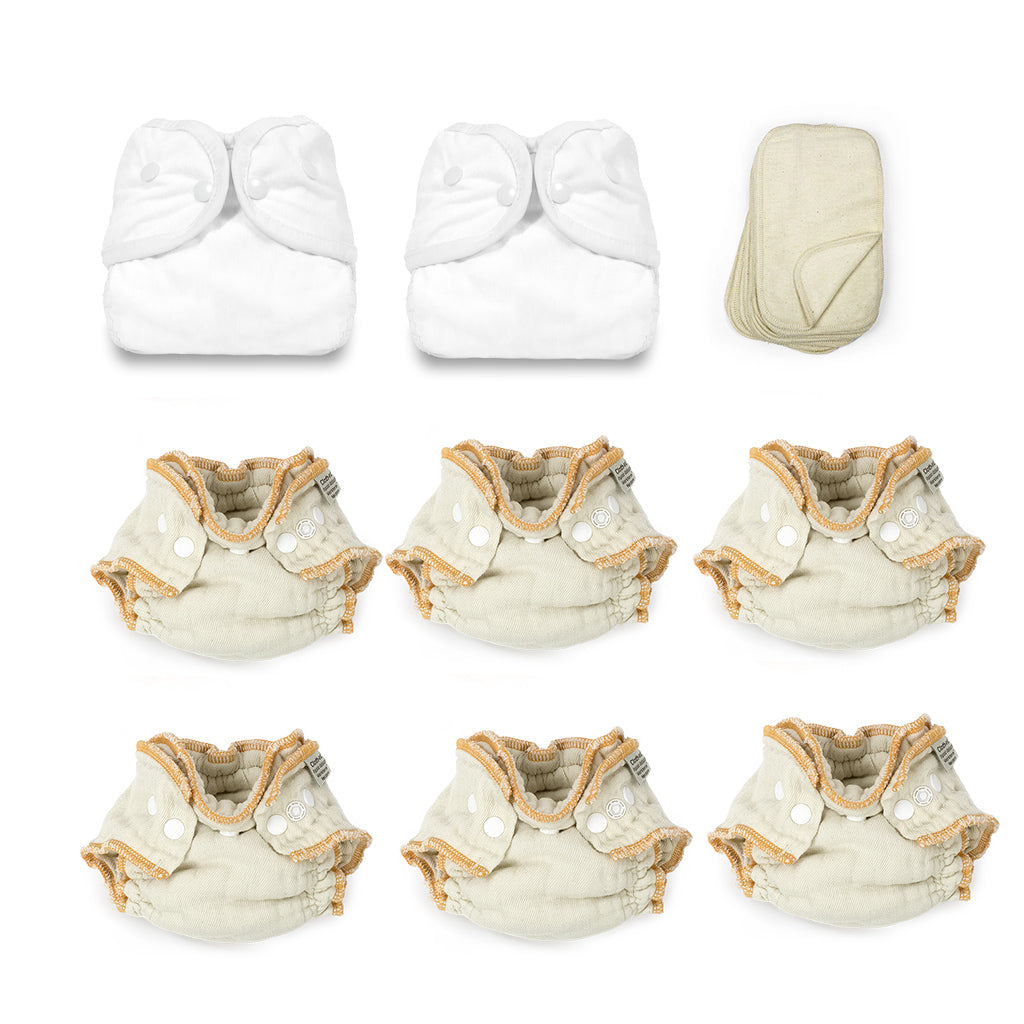 white diaper covers coth diaper kit with two sided baby wipes