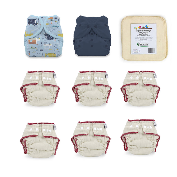 cloth diaper give it a try kit for a 6 month old boy 