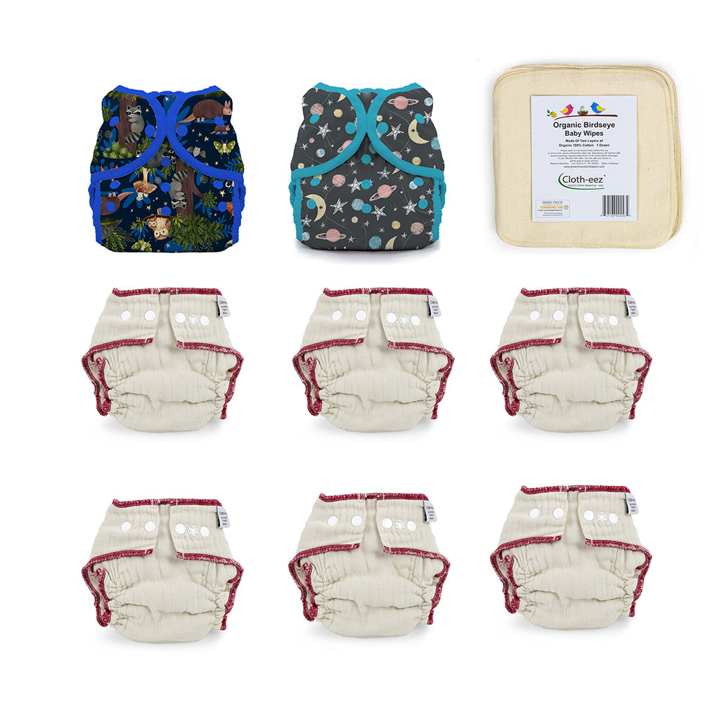 kit to try cloth diapers size medium stargazer