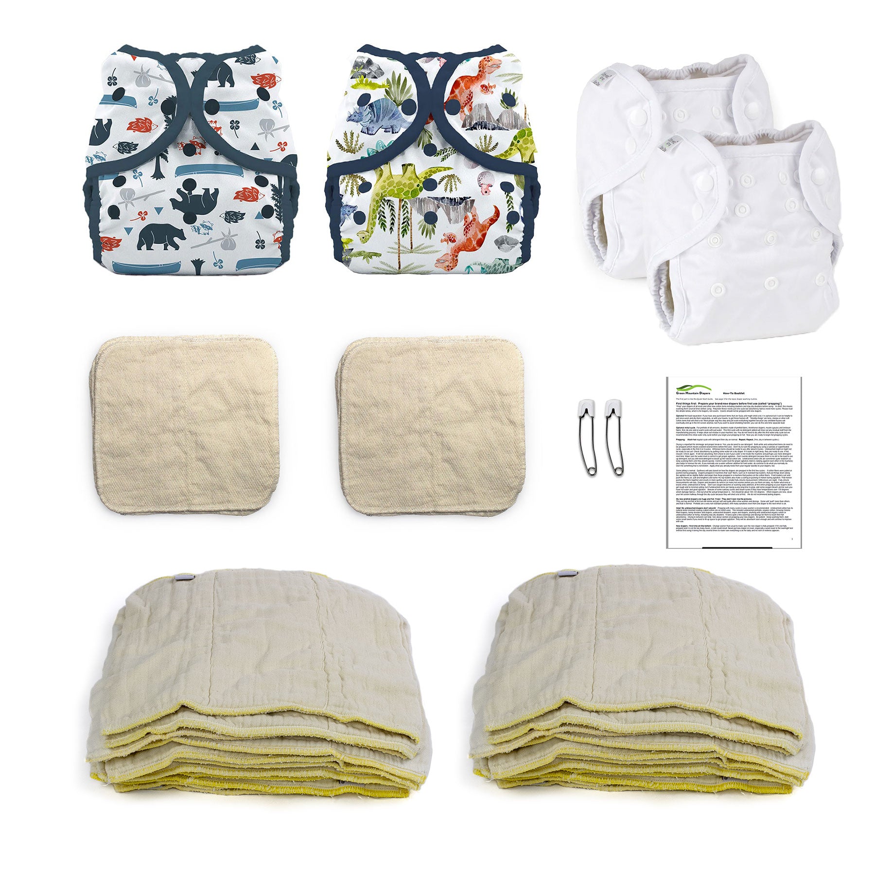 Hello Baby Cloth Diapering Kit for infants