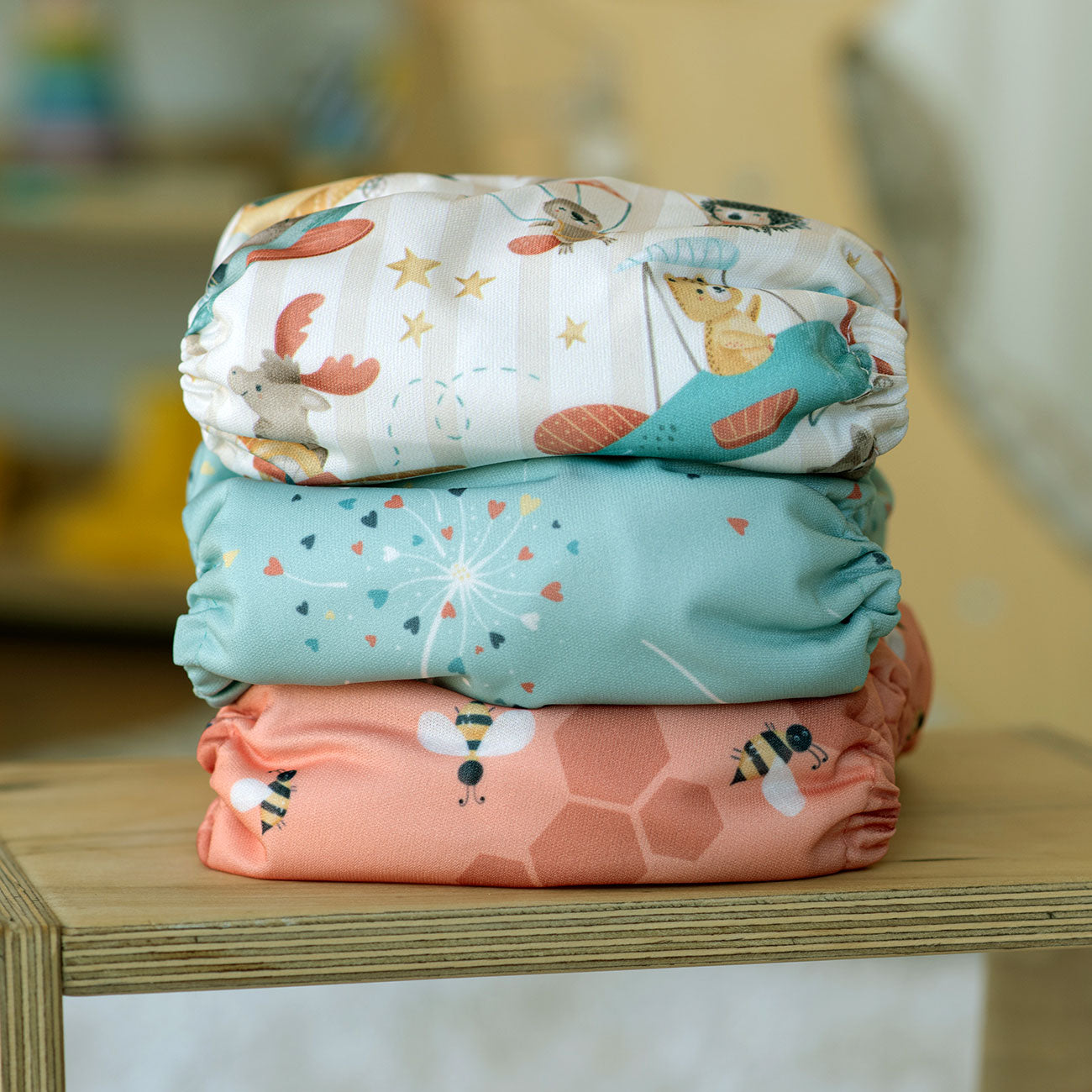 New Thirsties prints Flight Collection cloth diaper colors