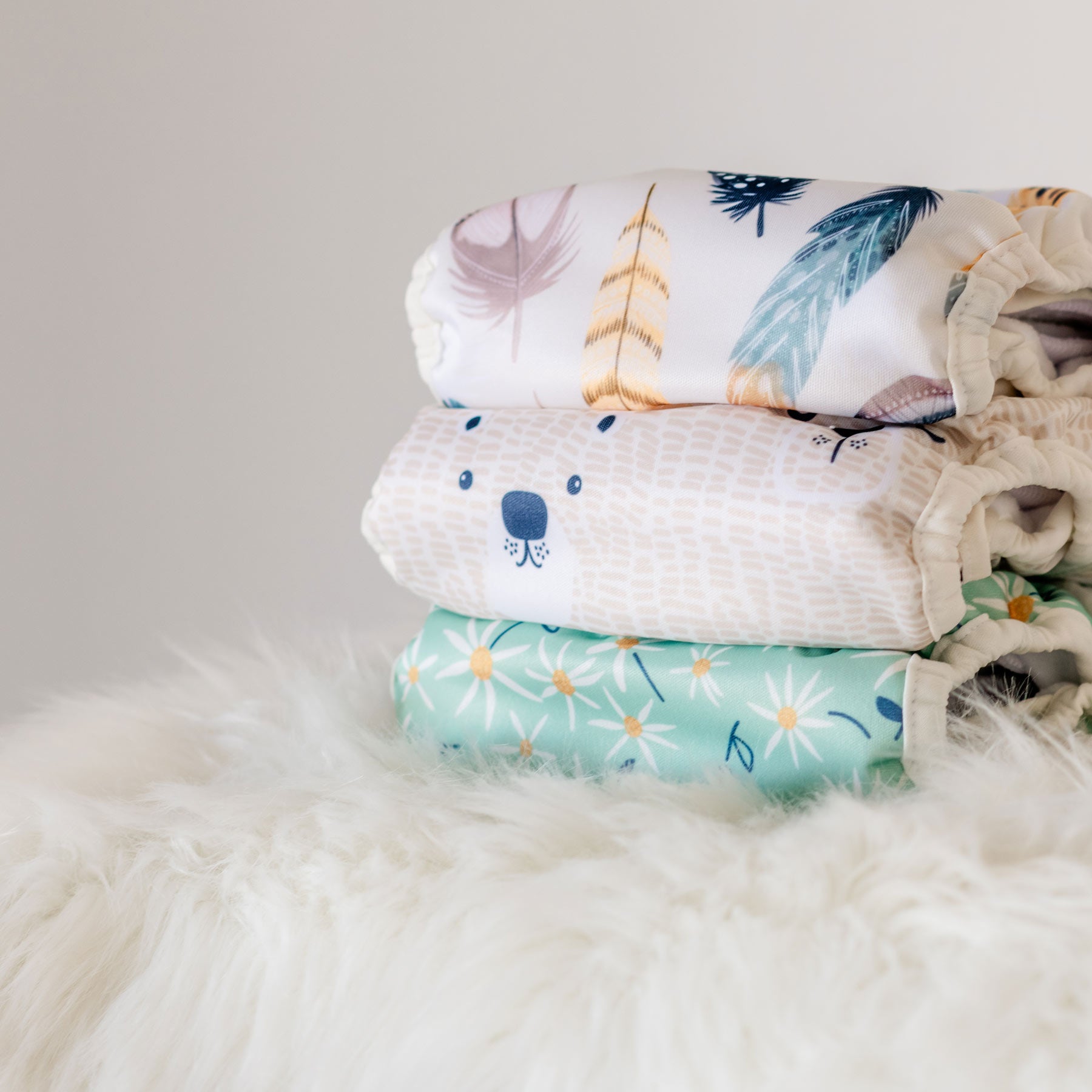 New Thirsties diaper prints forest finds collection