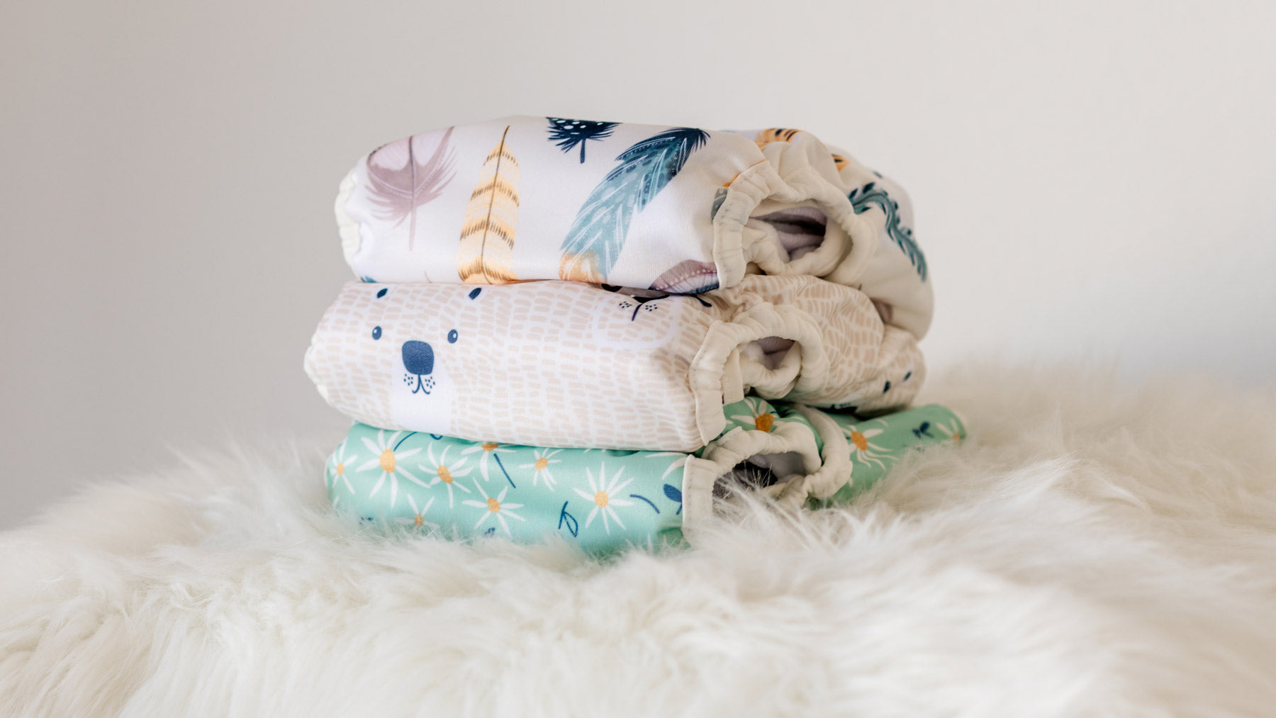 new Thirsties prints in stock forest finds collection