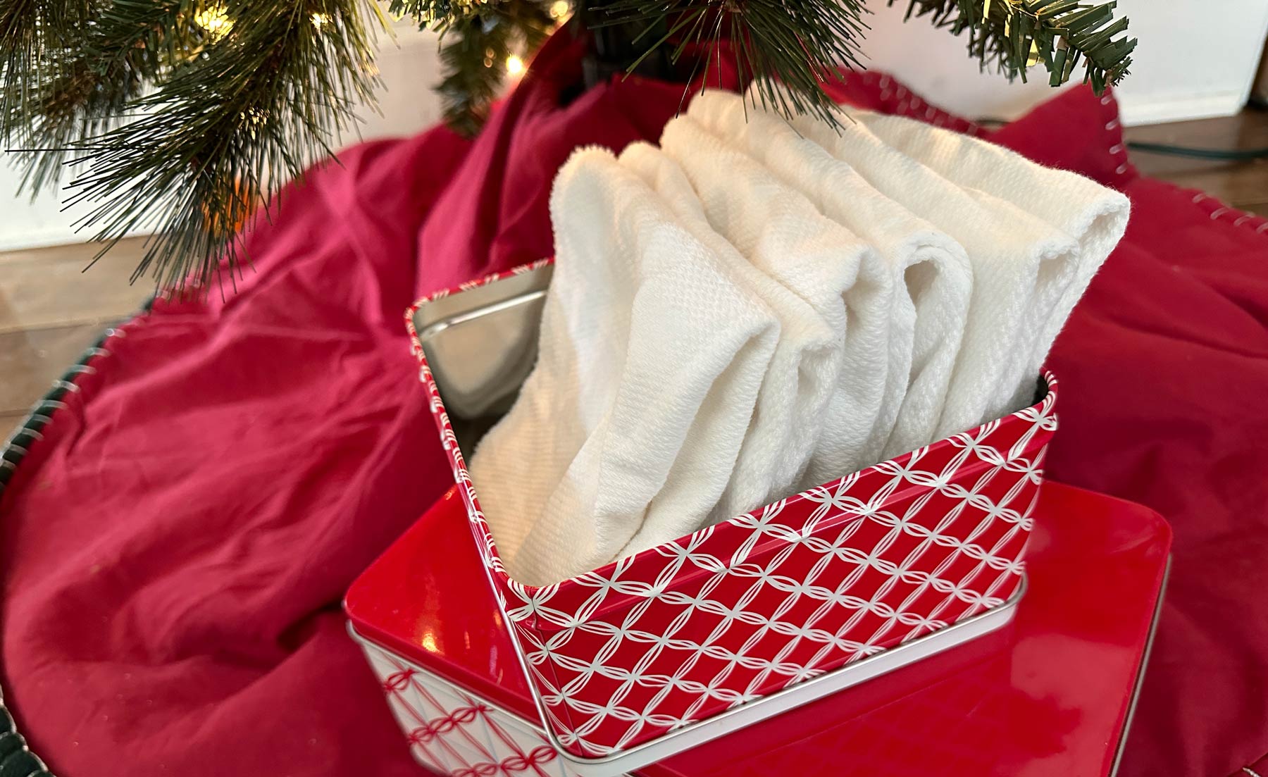 cloth baby wipes gift