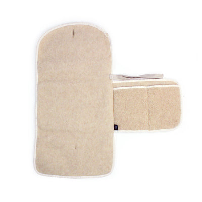 Kico merino wool portable baby changing pad open