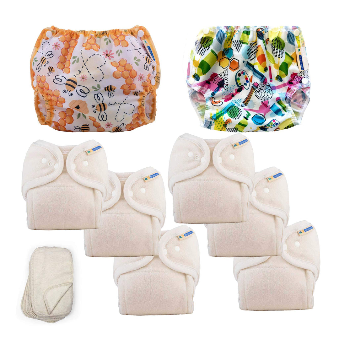 large cloth diaper kit gender neutral