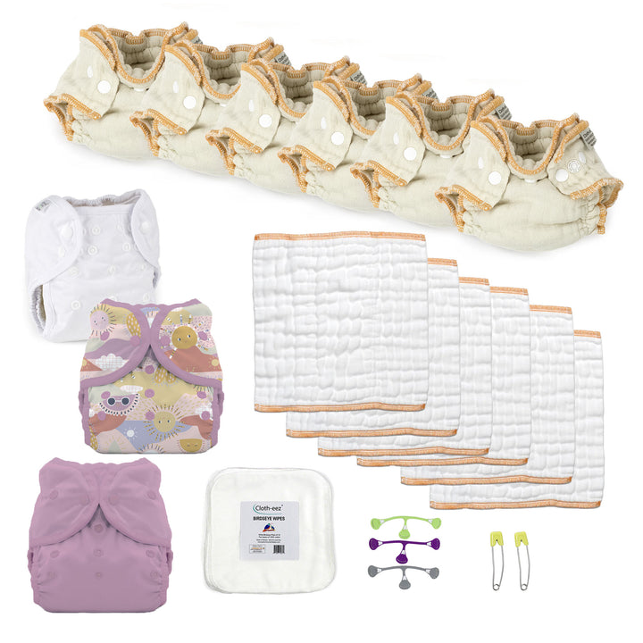 cloth diaper kit for a girl