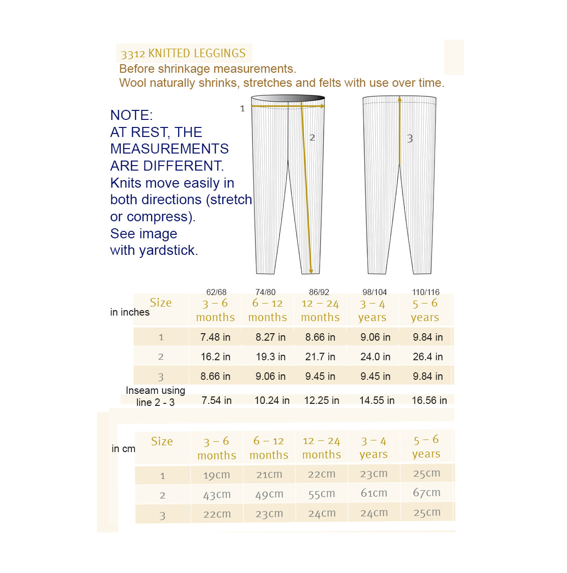 Disana Merino Wool Leggings