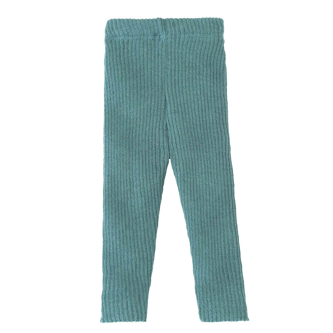Disana merino wool leggings for baby and toddlers eucalyptus color made of organic wool