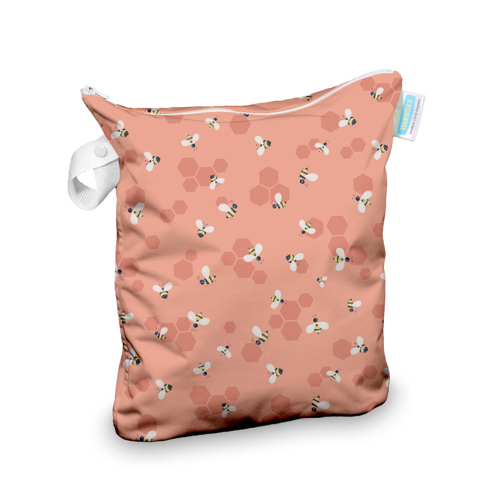 Thirsties Deluxe Wet Bag for cloth diapers let it bee