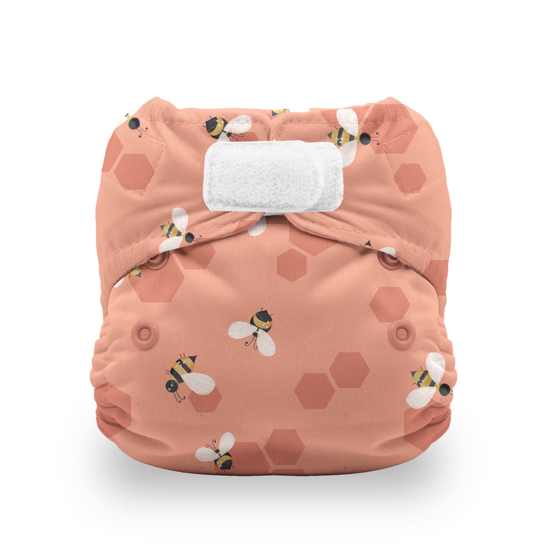 Thirsties Natural all in one cloth diaper for newborn babies let it be