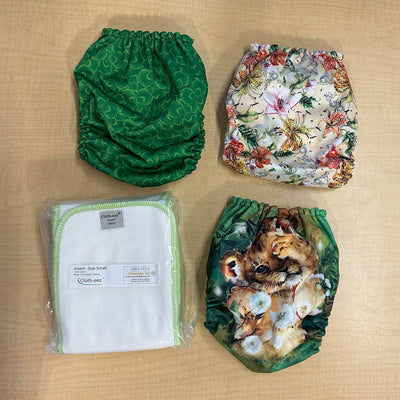 Pocket diaper set lion cub