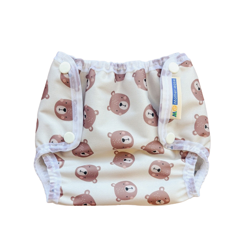 Mother-ease air flow cover size small bear bottoms print