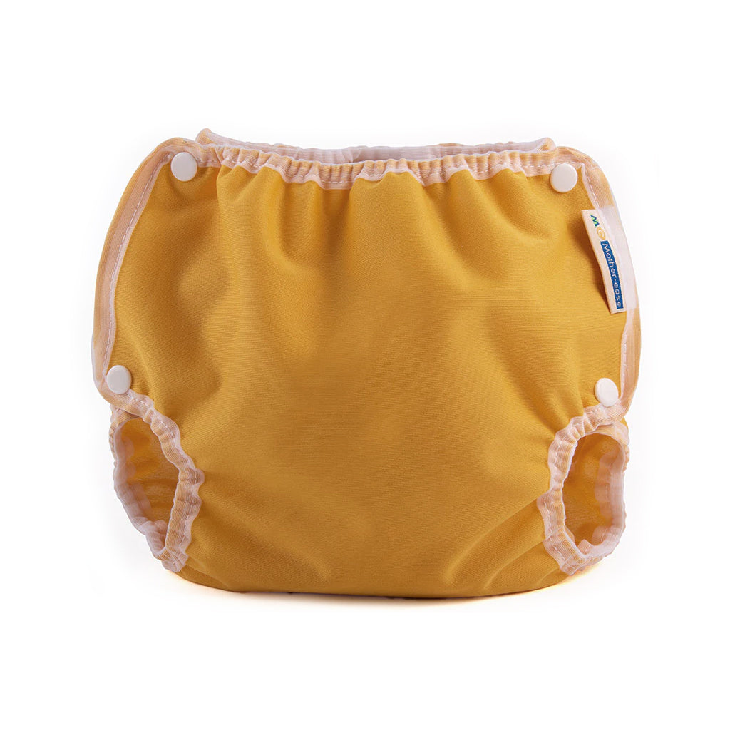 cloth diaper cover with snaps mustard 