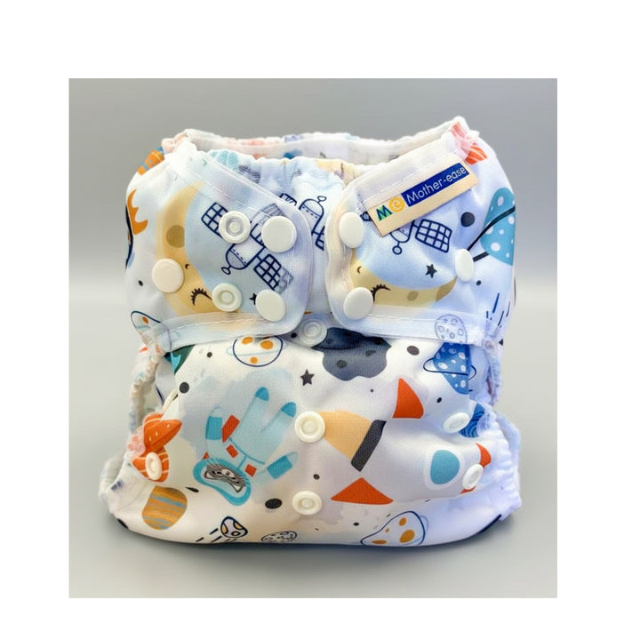 Mother-ease wizard uno all in one cloth diaper outer space
