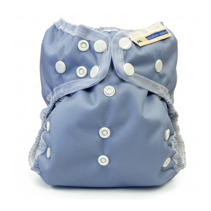 Mother-ease wizard uno all in one cloth diaper periwinkle