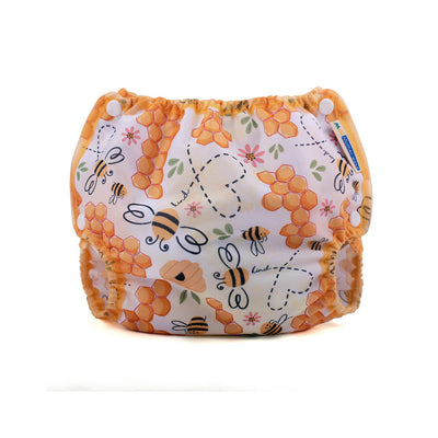 Mother-ease Air Flow Cover Bee Kind honeycomb print