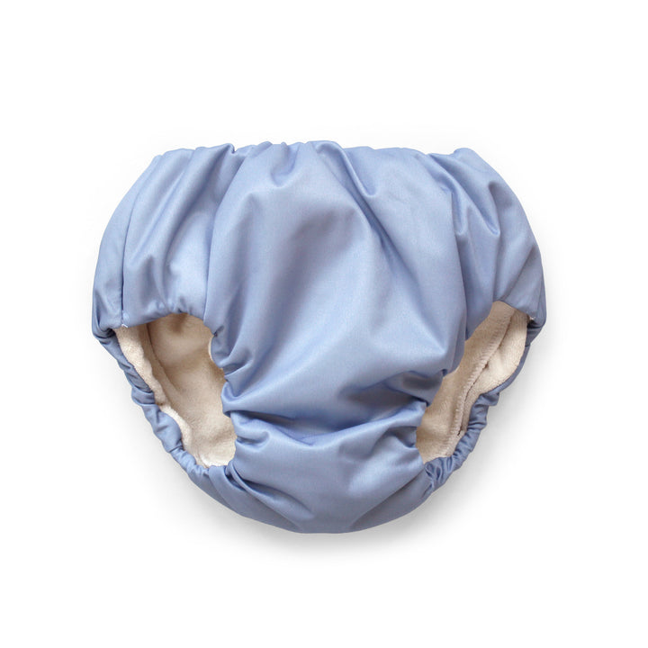 Mother-ease bedwetter pant nighttime cloth diaper periwinkle 