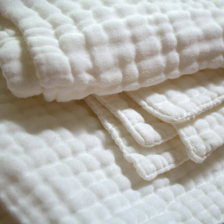 Crinkle muslin close up