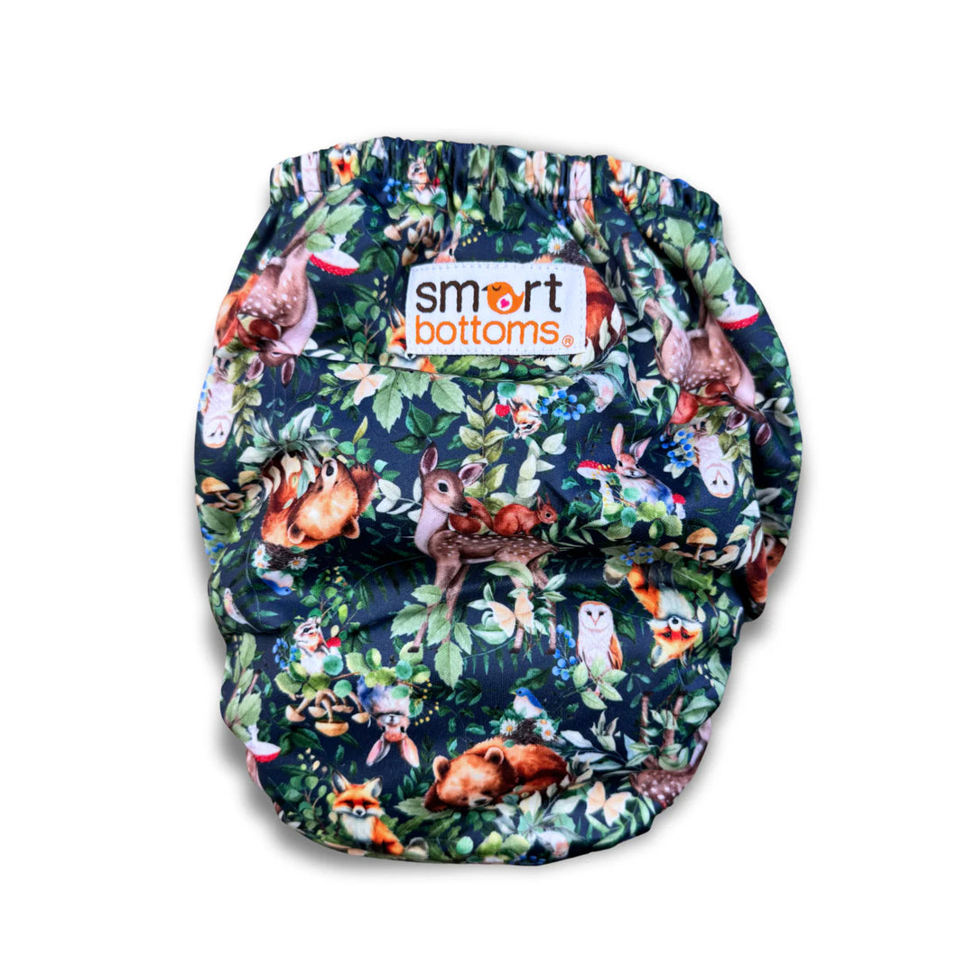 Smart Bottoms 4.0 organic cotton all in one cloth diaper brambleberry bears and deer print