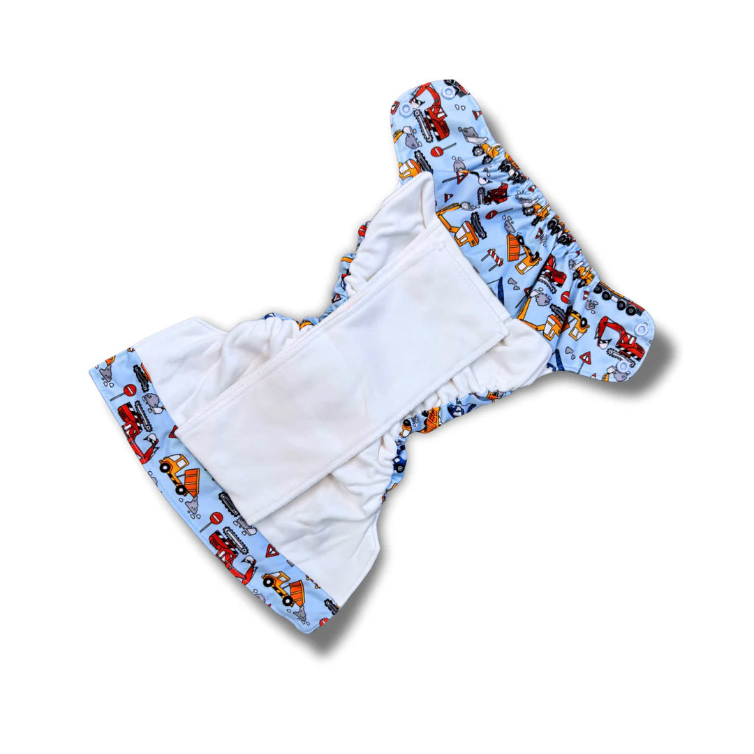 Smart Bottoms 4.0 organic cotton all in one cloth diaper interior organic cotton