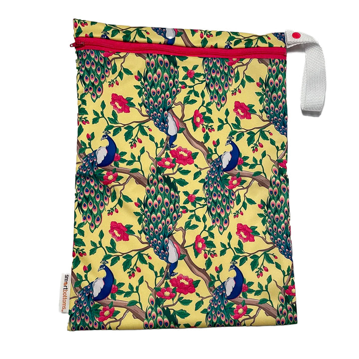 Smart bottoms on the go wet bag amazonia peacocks