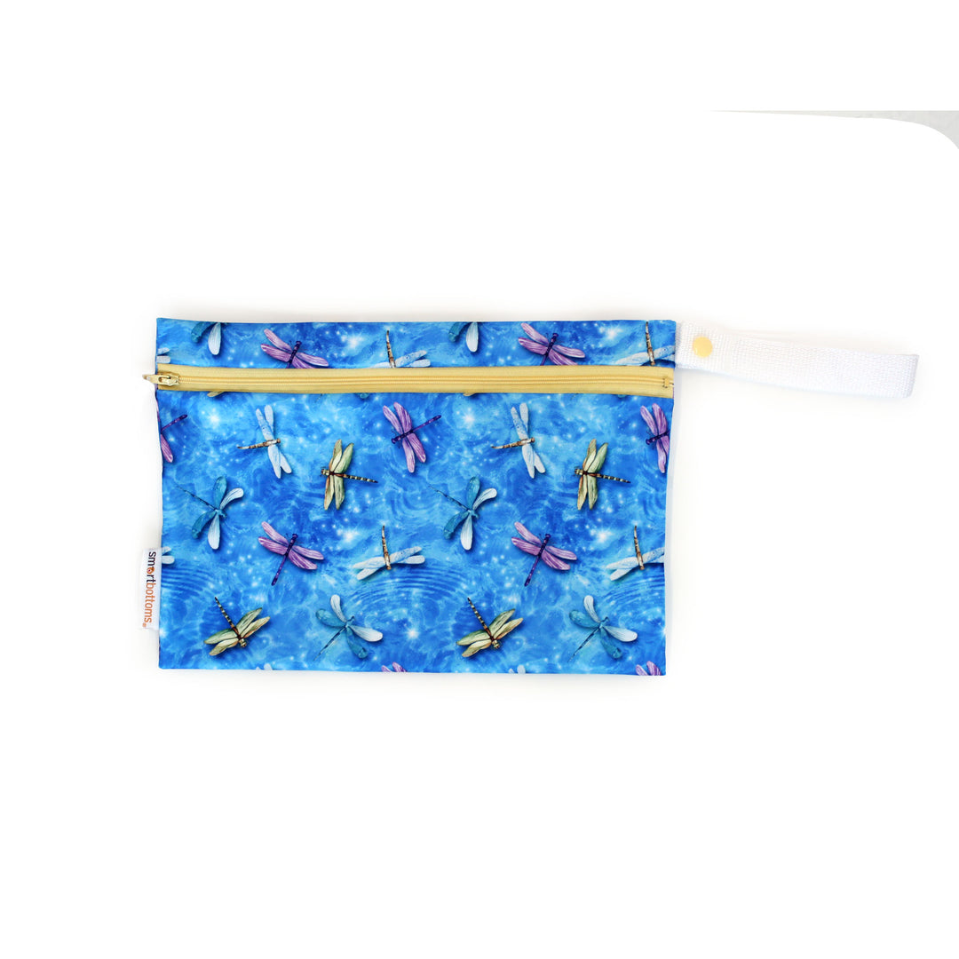 Smart Bottoms Mini wet bag dragonflies stars hollows