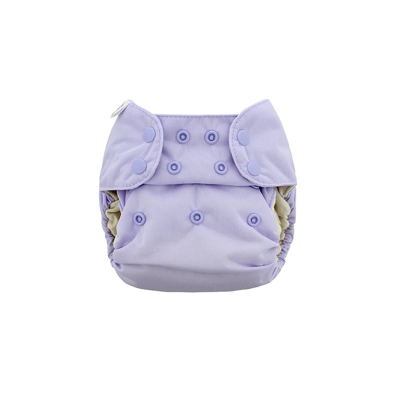 Blueberry Simplex organic cloth diaper lavender purple

