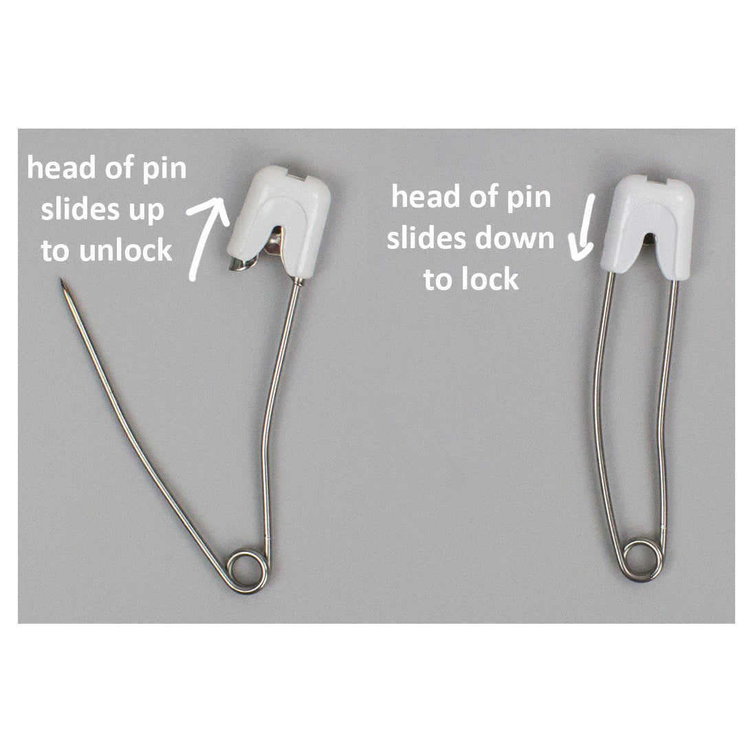 thumbnail image 2 of Buy OsoCozy Diaper Pins - Yellow - Sturdy, Stainless Steel Diaper Pins With Safe 2 of 9